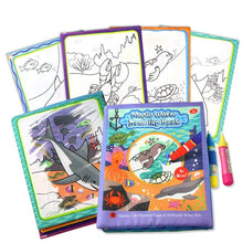 Load image into Gallery viewer, Magic Water Drawing Books Coloring Books Doodle & Magic Pen Painting Drawing Board Children DIY Painting Toys Birthday Gifts