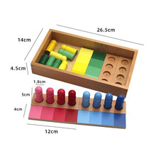 Load image into Gallery viewer, Kids Wooden Puzzles Toys Memory Match Stick Chess Game Fun Puzzle Board Game Educational Color Cognitive Geometric shape Toys