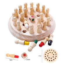 Load image into Gallery viewer, Kids Wooden Puzzles Toys Memory Match Stick Chess Game Fun Puzzle Board Game Educational Color Cognitive Geometric shape Toys