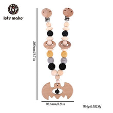 Load image into Gallery viewer, Wood Teether Baby Bed Hanging Rattles Toy Make Noise Bird Elephant Shape Crochet Beads Bracelet Pram Clip Baby Rattle
