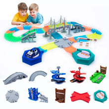 Load image into Gallery viewer, Magical Glowing Race Track DIY Universal Accessories Ramp Turn Road Bridge Crossroads Rail Car Toy Racing Tracks Kids Gifts