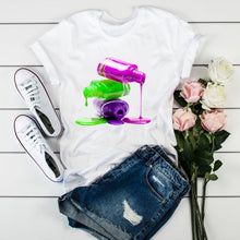 Load image into Gallery viewer, Women 3D Print 90s Vogue Fashion Tops Tumblr Tshirts T Clothes Shirt Womens Ladies Graphic Female Tee T-Shirt Clothing