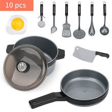 Load image into Gallery viewer, Children Kitchen Toys Simulation Kitchen Utensils Food Cookware Pot Pan Kids Pretend Play Kitchen Set Toys For Girls Doll Food