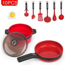 Load image into Gallery viewer, Children Kitchen Toys Simulation Kitchen Utensils Food Cookware Pot Pan Kids Pretend Play Kitchen Set Toys For Girls Doll Food