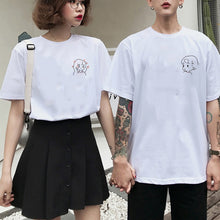 Load image into Gallery viewer, Couple T-shirt Summer Couple LOVE Printed Clothes Couple Tshirt Christmas Casual Cotton Short Sleeve Tees Brand Loose Couple Top
