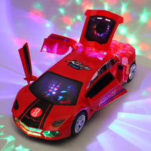 Load image into Gallery viewer, Electric dancing deformation rotating universal police car toy car boy toy child kid girl car Christmas birthday gift