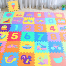 Load image into Gallery viewer, 10Pcs/set  30*30cm Number Animal Pattern Baby Play Mat Puzzle Toys For Kids Children EVA Foam Yoga Crawling Mats Floor Tapete