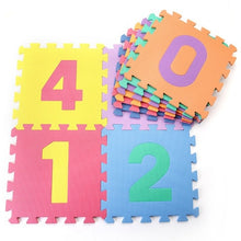 Load image into Gallery viewer, 10Pcs/set  30*30cm Number Animal Pattern Baby Play Mat Puzzle Toys For Kids Children EVA Foam Yoga Crawling Mats Floor Tapete