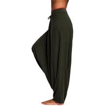 Load image into Gallery viewer, Casual Women's Harem Pants Drop Crotch Baggy Wide Leg Thai Hippy Boho Loose Aladdin Women Trousers mujer pantalones