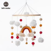 Load image into Gallery viewer, Baby Rattles Crib Mobiles Toy Bed Bell Musical Box 0-12month Cloud Cotton Carousel For Cots Projection