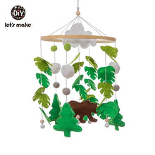 Load image into Gallery viewer, Baby Rattles Crib Mobiles Toy Bed Bell Musical Box 0-12month Cloud Cotton Carousel For Cots Projection