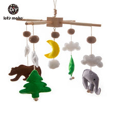 Load image into Gallery viewer, Baby Rattles Crib Mobiles Toy Bed Bell Musical Box 0-12month Cloud Cotton Carousel For Cots Projection