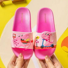 Load image into Gallery viewer, Summer Dinosaur Children's Slippers For Boys Girls Slippers PVC Soft Non-slip 2021 Beach Sandals Kids Home Bathroom Flip Flops