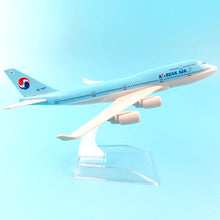 Load image into Gallery viewer, JASON TUTU Original model a380 airbus Boeing 747 airplane model aircraft Diecast Model Metal 1:400 airplane toy Gift collection