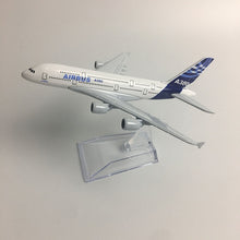 Load image into Gallery viewer, JASON TUTU Original model a380 airbus Boeing 747 airplane model aircraft Diecast Model Metal 1:400 airplane toy Gift collection