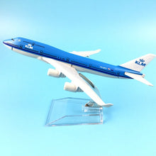 Load image into Gallery viewer, JASON TUTU Original model a380 airbus Boeing 747 airplane model aircraft Diecast Model Metal 1:400 airplane toy Gift collection