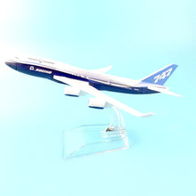 Load image into Gallery viewer, JASON TUTU Original model a380 airbus Boeing 747 airplane model aircraft Diecast Model Metal 1:400 airplane toy Gift collection