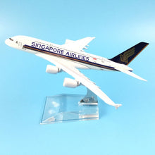 Load image into Gallery viewer, JASON TUTU Original model a380 airbus Boeing 747 airplane model aircraft Diecast Model Metal 1:400 airplane toy Gift collection