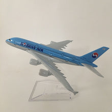 Load image into Gallery viewer, JASON TUTU Original model a380 airbus Boeing 747 airplane model aircraft Diecast Model Metal 1:400 airplane toy Gift collection