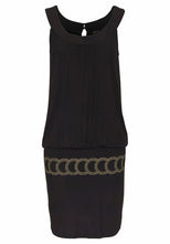 Load image into Gallery viewer, New Summer 2021 Casual Women Dress Sleeveless O-Neck Solid Off Shoulder Dress Fashion Loose Black Hollow Female Dresses Vestidos