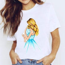 Load image into Gallery viewer, T-shirts Top for Women Cartoon Mama Girls Spring Autumn Mom Love Clothing Print Lady Graphic T Shirt Ladies Female Tee T-Shirt