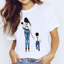 Load image into Gallery viewer, T-shirts Top for Women Cartoon Mama Girls Spring Autumn Mom Love Clothing Print Lady Graphic T Shirt Ladies Female Tee T-Shirt