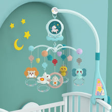 Load image into Gallery viewer, JMSC Baby Crib Remote Mobiles Rattles Music Educational Toys Rotating Bed Bell Nightlight Rotation Carousel Cots 0-12M Newborns