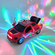 Load image into Gallery viewer, Electric dancing deformation rotating universal police car toy car boy toy child kid girl car Christmas birthday gift