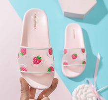 Load image into Gallery viewer, 2021 New Cute Kids Shoes Dinosaur Fruit Duck Car Baby Slippers Children Slippers Boys Girls Shoes Top Quality Toddler Shoes Home