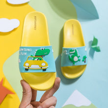 Load image into Gallery viewer, 2021 New Cute Kids Shoes Dinosaur Fruit Duck Car Baby Slippers Children Slippers Boys Girls Shoes Top Quality Toddler Shoes Home