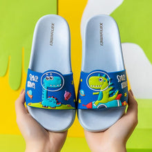 Load image into Gallery viewer, 2021 New Cute Kids Shoes Dinosaur Fruit Duck Car Baby Slippers Children Slippers Boys Girls Shoes Top Quality Toddler Shoes Home