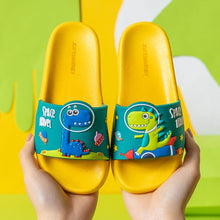 Load image into Gallery viewer, 2021 New Cute Kids Shoes Dinosaur Fruit Duck Car Baby Slippers Children Slippers Boys Girls Shoes Top Quality Toddler Shoes Home