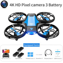 Load image into Gallery viewer, V8 New Mini Drone 4k profession HD Wide Angle Camera 1080P WiFi fpv Drone Camera Height Keep Drones Camera Helicopter Toys