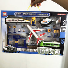 Load image into Gallery viewer, Baby Play Mat Road Map for Kids Cartoon Plastic Thin Traffic Rug Little Boys Girls Toys Playmat Babies Playing Educational Mat