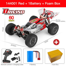 Load image into Gallery viewer, WLtoys 144001 959A 959B 2.4G Racing RC Car 70KM/H 4WD Electric High Speed Car Off-Road Drift Remote Control Toys for Children