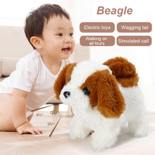 Load image into Gallery viewer, Plush Realistic Plush Simulation Smart Dog Called Walking Plush Toy Electric Plush Robot Dog Toddler Toy For Christmas Gift