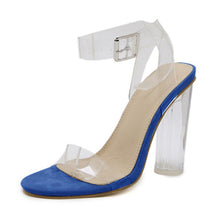Load image into Gallery viewer, 2021 Sexy Heels Women Shoes Plus Size Fashion PVC Transparent Heels Shoes Woman Pumps Ladies Clear High Heels Summer Sandals