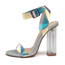 Load image into Gallery viewer, 2021 Sexy Heels Women Shoes Plus Size Fashion PVC Transparent Heels Shoes Woman Pumps Ladies Clear High Heels Summer Sandals
