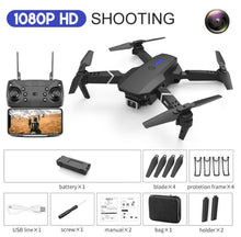 Load image into Gallery viewer, LSRC E525 RC drone with wide-angle HD 4K 1080P dual camera height keeping Wifi RC foldable quadrotor drone gift toy