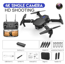 Load image into Gallery viewer, LSRC E525 RC drone with wide-angle HD 4K 1080P dual camera height keeping Wifi RC foldable quadrotor drone gift toy