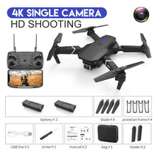 Load image into Gallery viewer, LSRC E525 RC drone with wide-angle HD 4K 1080P dual camera height keeping Wifi RC foldable quadrotor drone gift toy