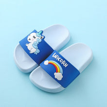 Load image into Gallery viewer, Suihyung Unicorn Slippers Boy Girl Summer Kids Rainbow Indoor Slippers Non-Slip Beach Sandals Toddler Home Shoes Baby Flip Flops