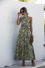 Load image into Gallery viewer, Summer Elegant beach Women Dress 2020 long Print Flowers Polka-dot strap Ladies Halter boho Dress Vintage party ladies Dress