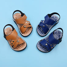 Load image into Gallery viewer, Summer Children Sandals for Boys Girls Kids Casual Outdoor Soft Non-slip Leather Slippers Shoe Student Flat Beach Shoes B0031