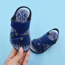 Load image into Gallery viewer, Summer Children Sandals for Boys Girls Kids Casual Outdoor Soft Non-slip Leather Slippers Shoe Student Flat Beach Shoes B0031