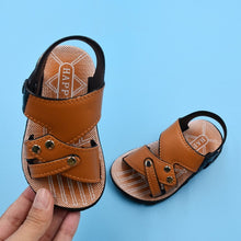 Load image into Gallery viewer, Summer Children Sandals for Boys Girls Kids Casual Outdoor Soft Non-slip Leather Slippers Shoe Student Flat Beach Shoes B0031