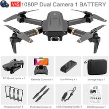 Load image into Gallery viewer, V4 Rc Drone 4k HD Wide Angle Camera 1080P WiFi fpv Drone Dual Camera Quadcopter Real-time transmission Helicopter Toys