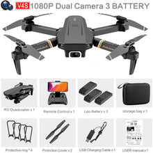 Load image into Gallery viewer, V4 Rc Drone 4k HD Wide Angle Camera 1080P WiFi fpv Drone Dual Camera Quadcopter Real-time transmission Helicopter Toys