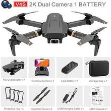 Load image into Gallery viewer, V4 Rc Drone 4k HD Wide Angle Camera 1080P WiFi fpv Drone Dual Camera Quadcopter Real-time transmission Helicopter Toys