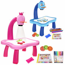 Load image into Gallery viewer, Children Led Projector Art Drawing Table Toys Kids Painting Board Desk Arts Crafts Educational Learning Paint Tools Toy for Girl